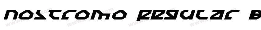 Nostromo Regular Bol字体转换